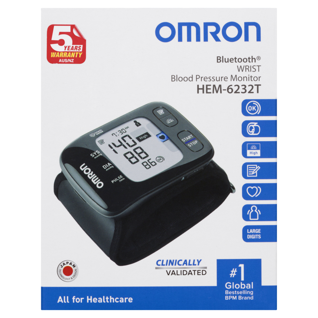 Slagschip Migratie solidariteit Omron HEM6232T Bluetooth Wrist Blood Pressure Monitor - Smart Wellness