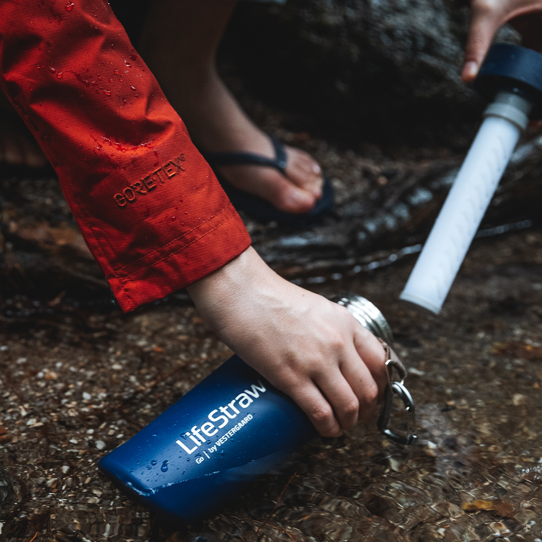 LifeStraw Go Series - Stainless Steel Water Bottle with Filter