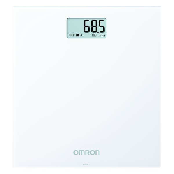 Omron Healthcare - NEW OMRON DIGITAL WEIGHT SCALE HN300T2 💙 A simple,  elegant and accurate scale that allows you to transfer your weight and BMI  readings effortlessly to your device through the